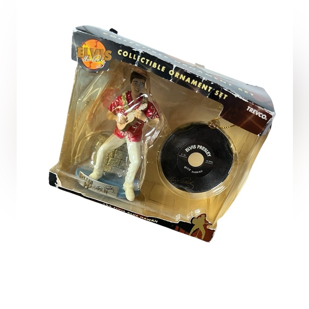 Trevco Elvis Presley collectible ornament‎ set #84 Elvis Blue Hawaii